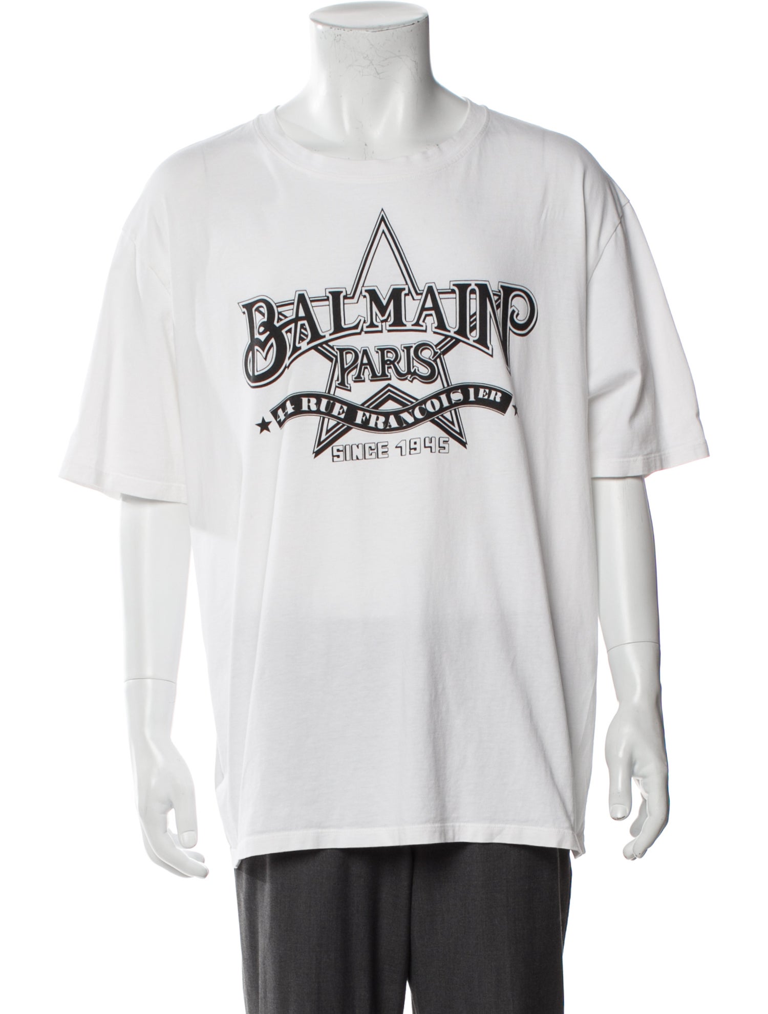 Bally Graphic Print Crew Neck T-Shirt - White T-Shirts