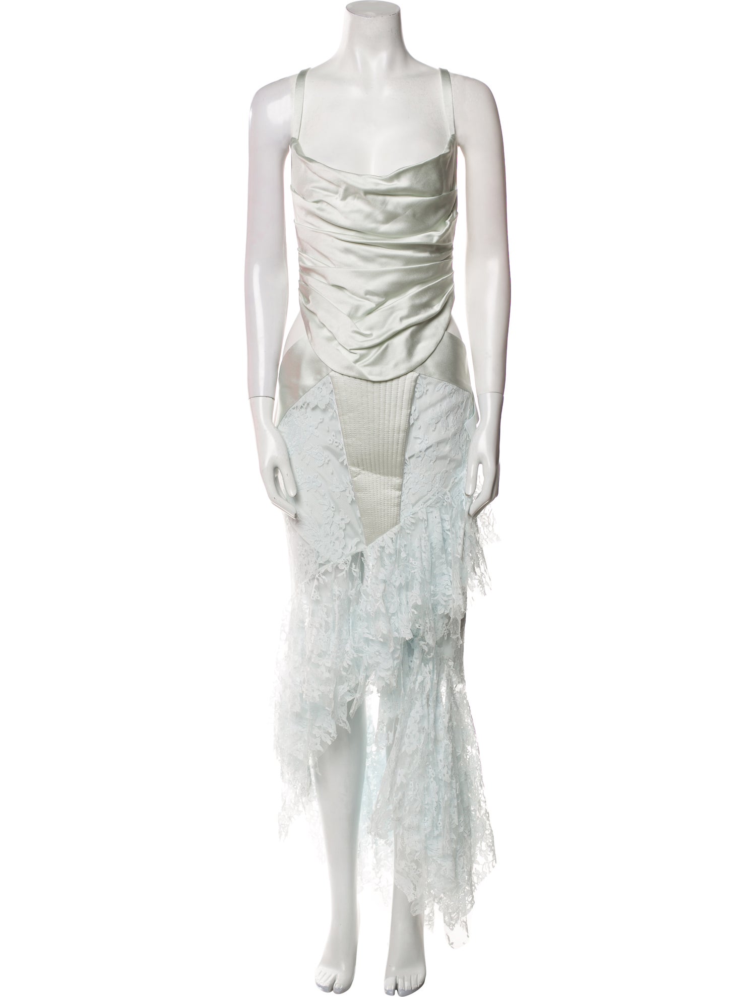 Balmain Cowl Neck Long Dress w/ Tags