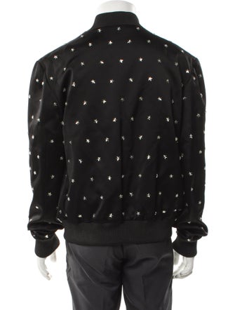 Balmain Graphic Print Trucker Jacket