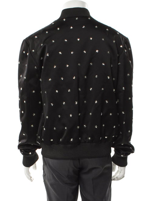 Balmain Graphic Print Trucker Jacket