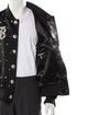 Balmain Graphic Print Trucker Jacket