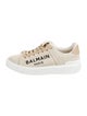 Balmain Canvas Graphic Print Sneakers