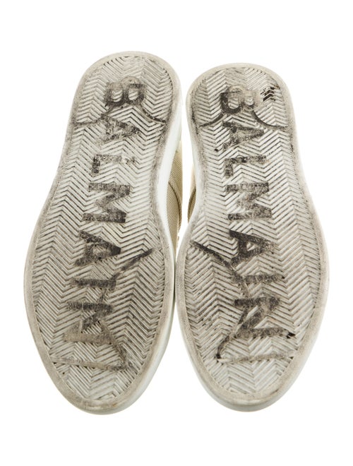 Balmain Canvas Graphic Print Sneakers
