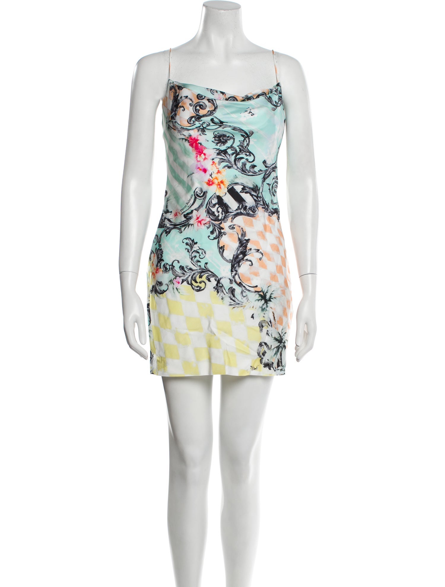 Balmain Printed Mini Dress w/ Tags