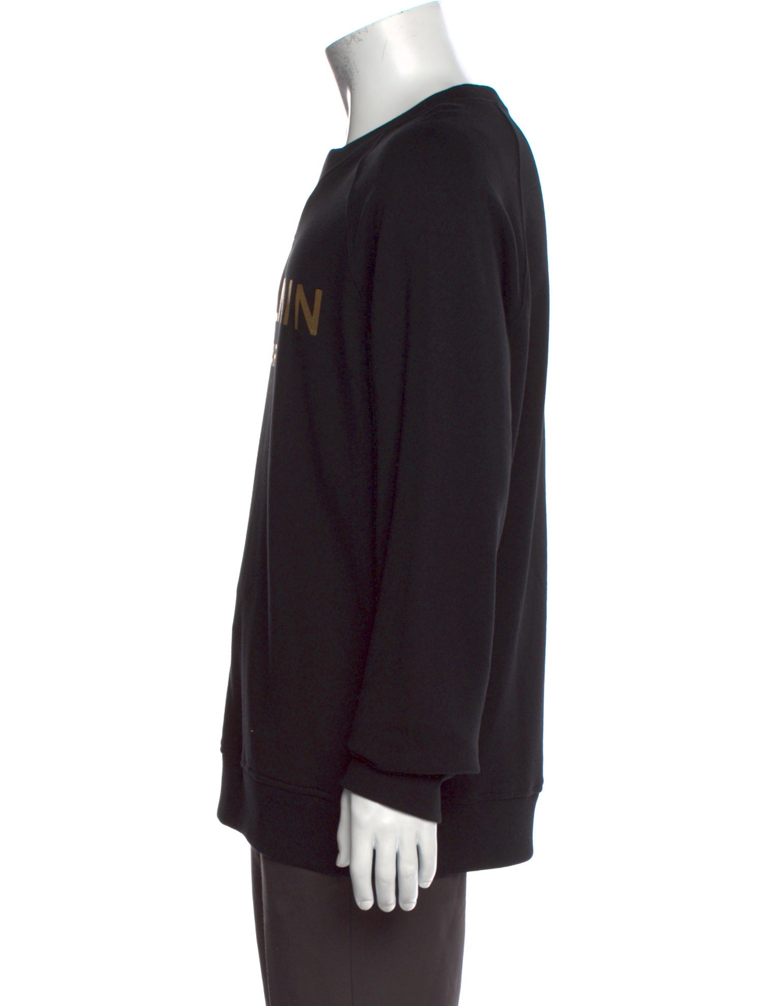 Balmain Graphic Print Crew Neck Sweatshirt