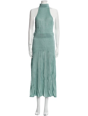 Balmain Halterneck Long Dress