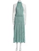 Balmain Halterneck Long Dress