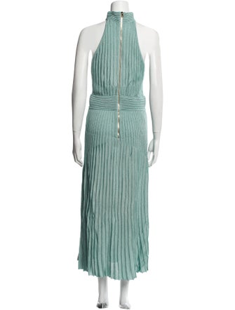 Balmain Halterneck Long Dress