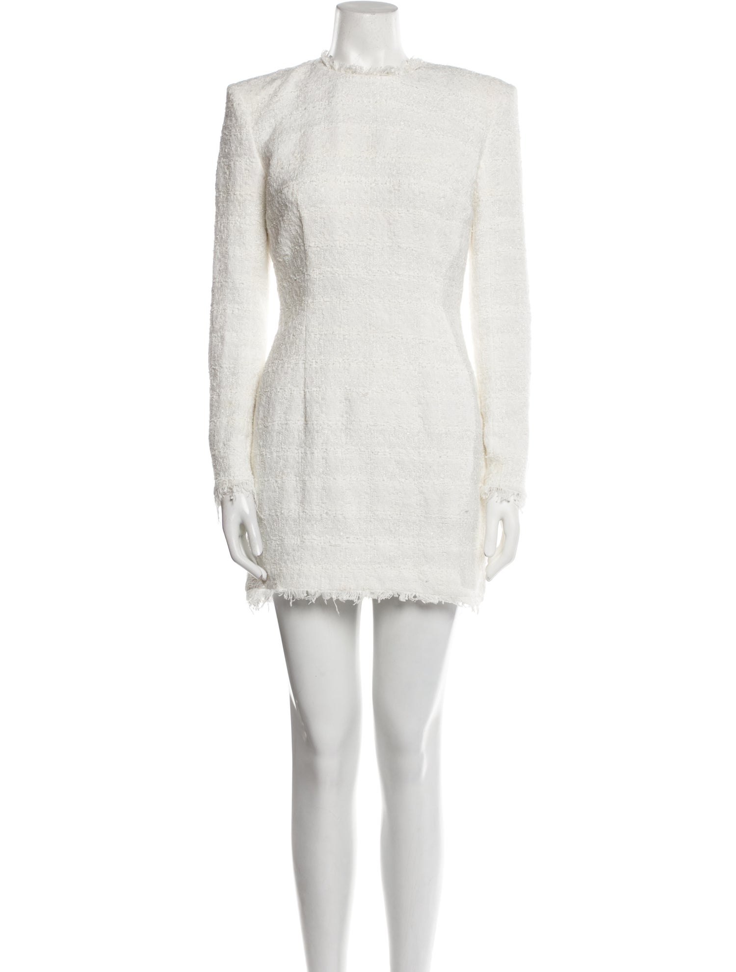 Isabel Marant V-Neck Mini Dress - Neutrals Dresses, Clothing