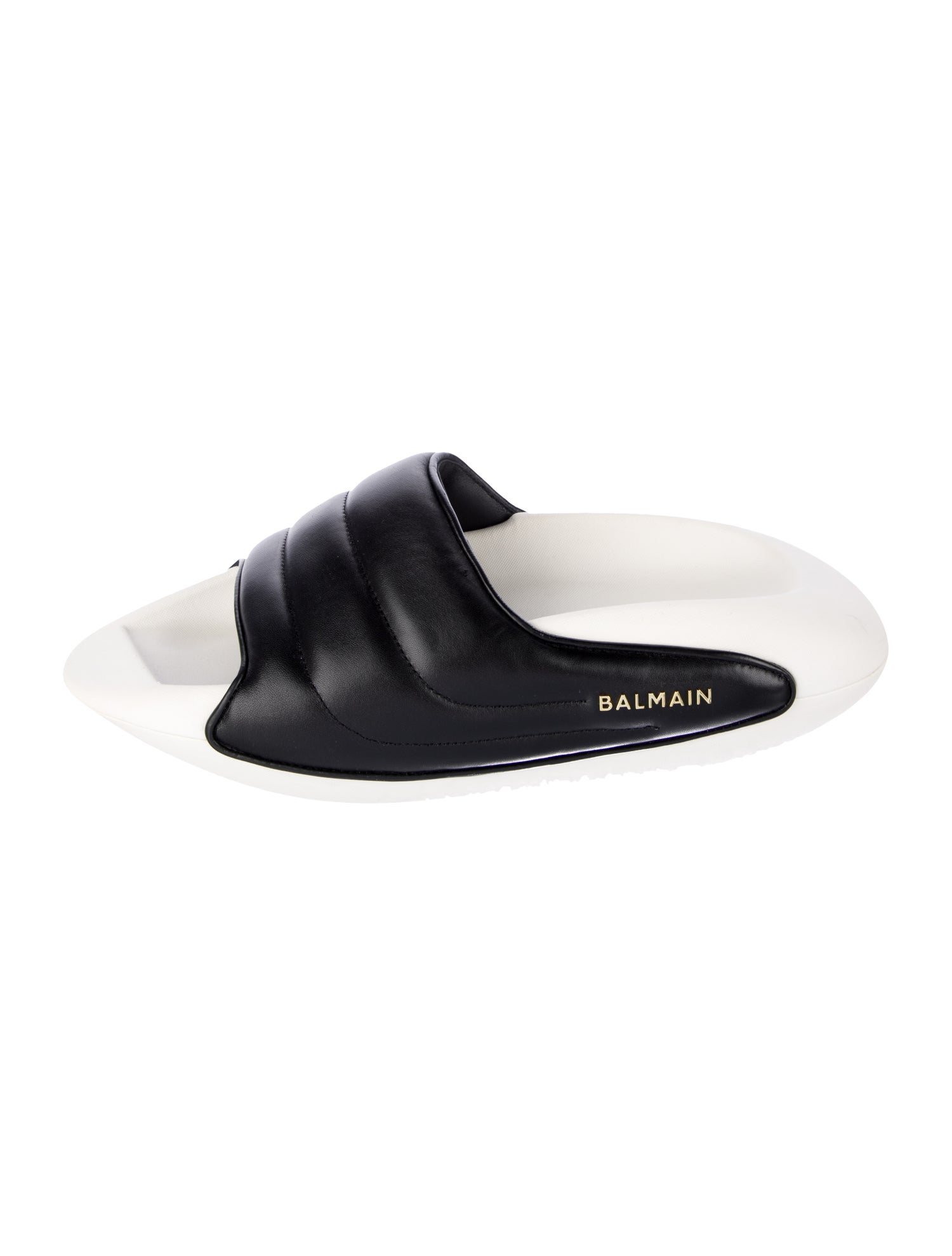 Balmain Leather Slides