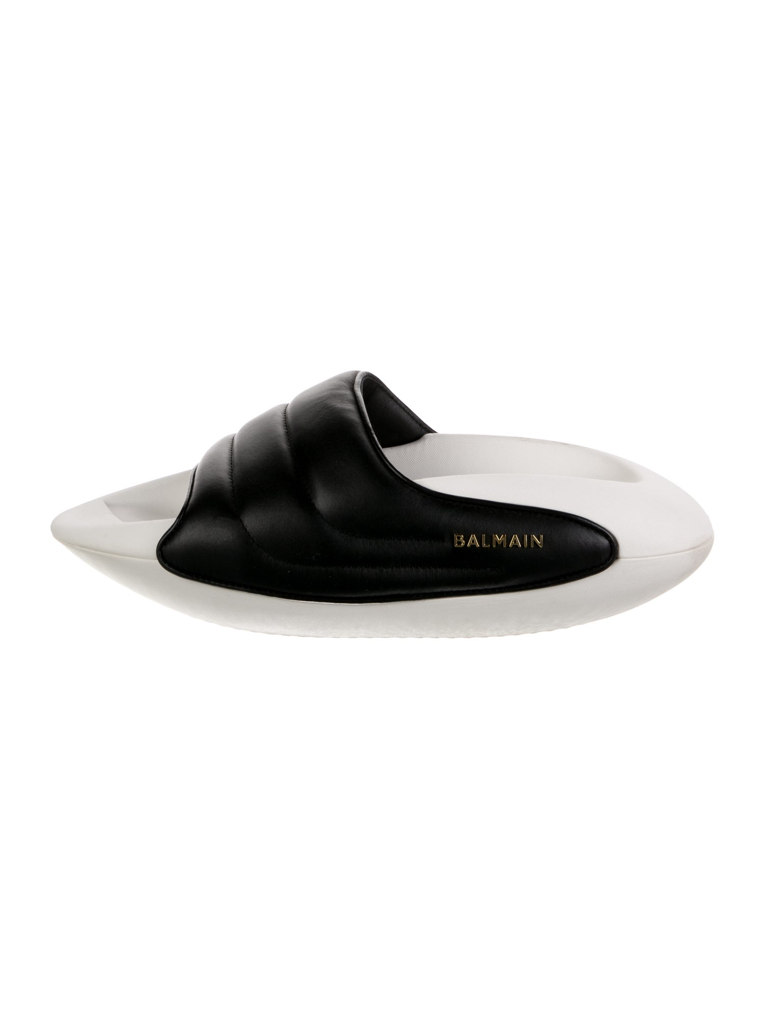 Balmain Leather Slides