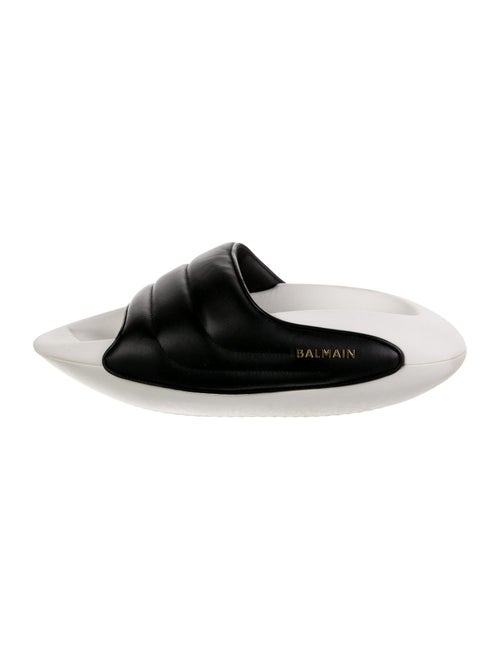 Balmain Leather Slides