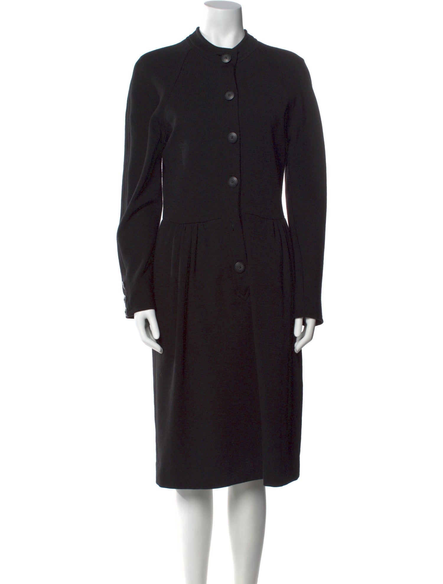 Balmain Wool Midi Length Dress