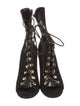 Balmain Suede Lace-Up Boots