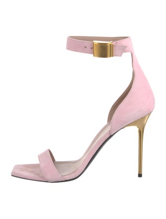 Balmain Suede Sandals