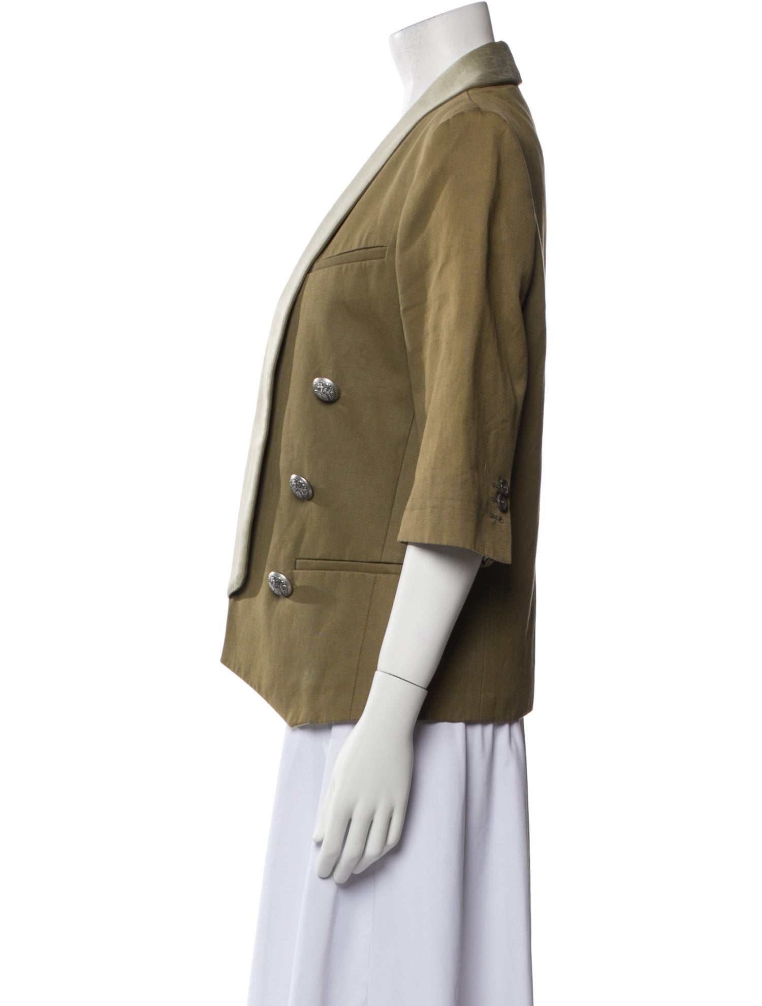 Balmain Colorblock Pattern Blazer