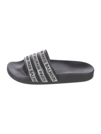 Balmain Rubber Printed Slides