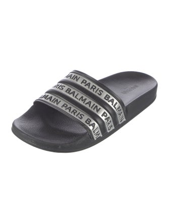 Balmain Rubber Printed Slides