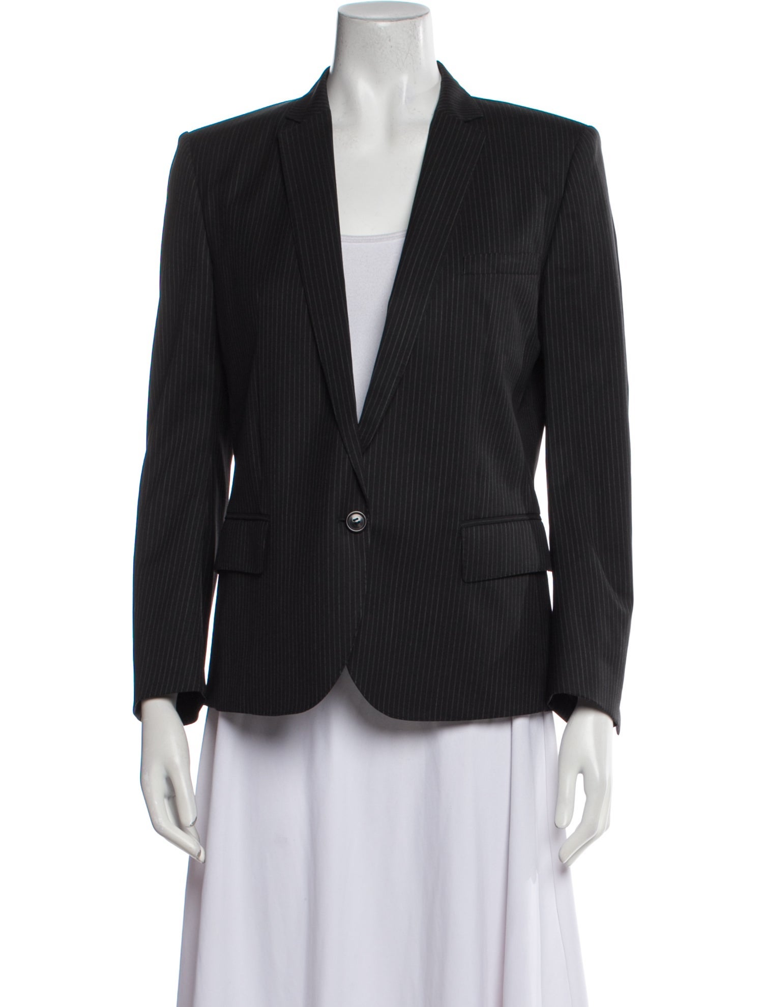 Balmain Wool Striped Blazer