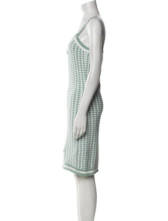 Balmain Tweed Pattern Knee-Length Dress