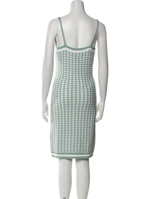 Balmain Tweed Pattern Knee-Length Dress