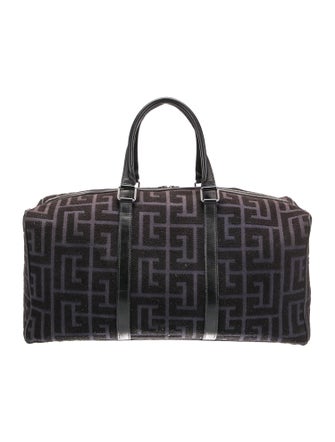 Balmain Canvas Weekender Bag