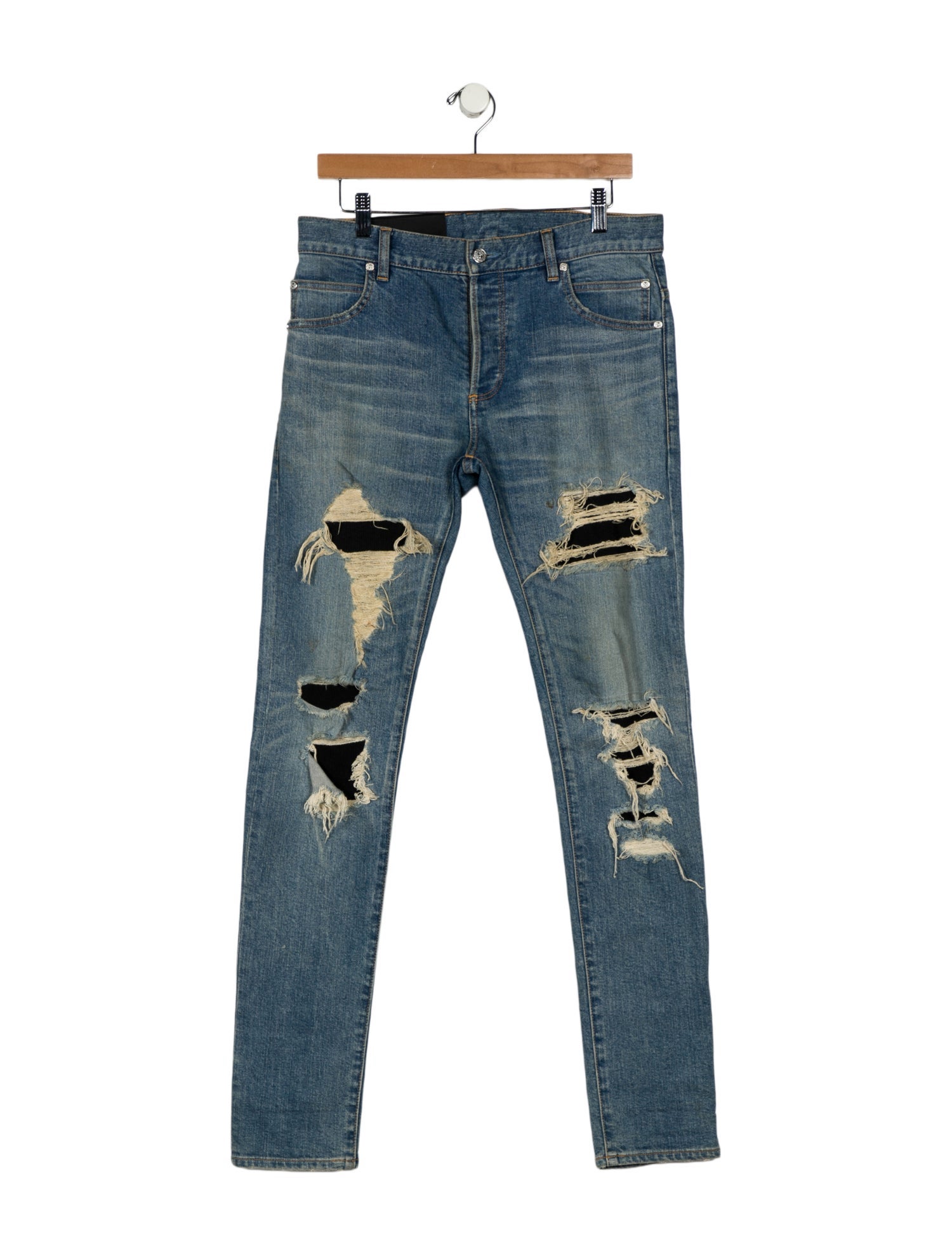 Saint Laurent D19 Skinny Jeans - Black, 9.5