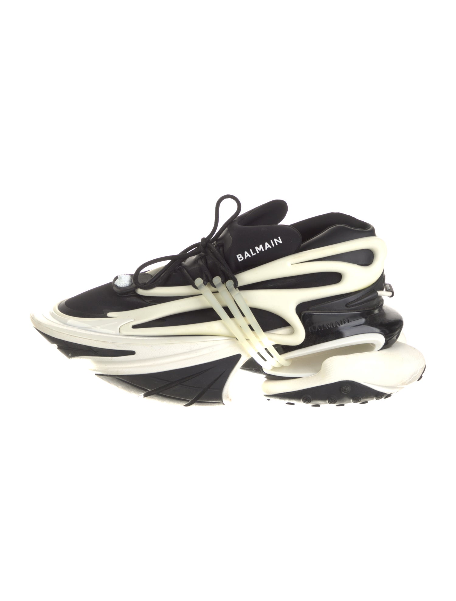 Balmain Printed Athletic Sneakers