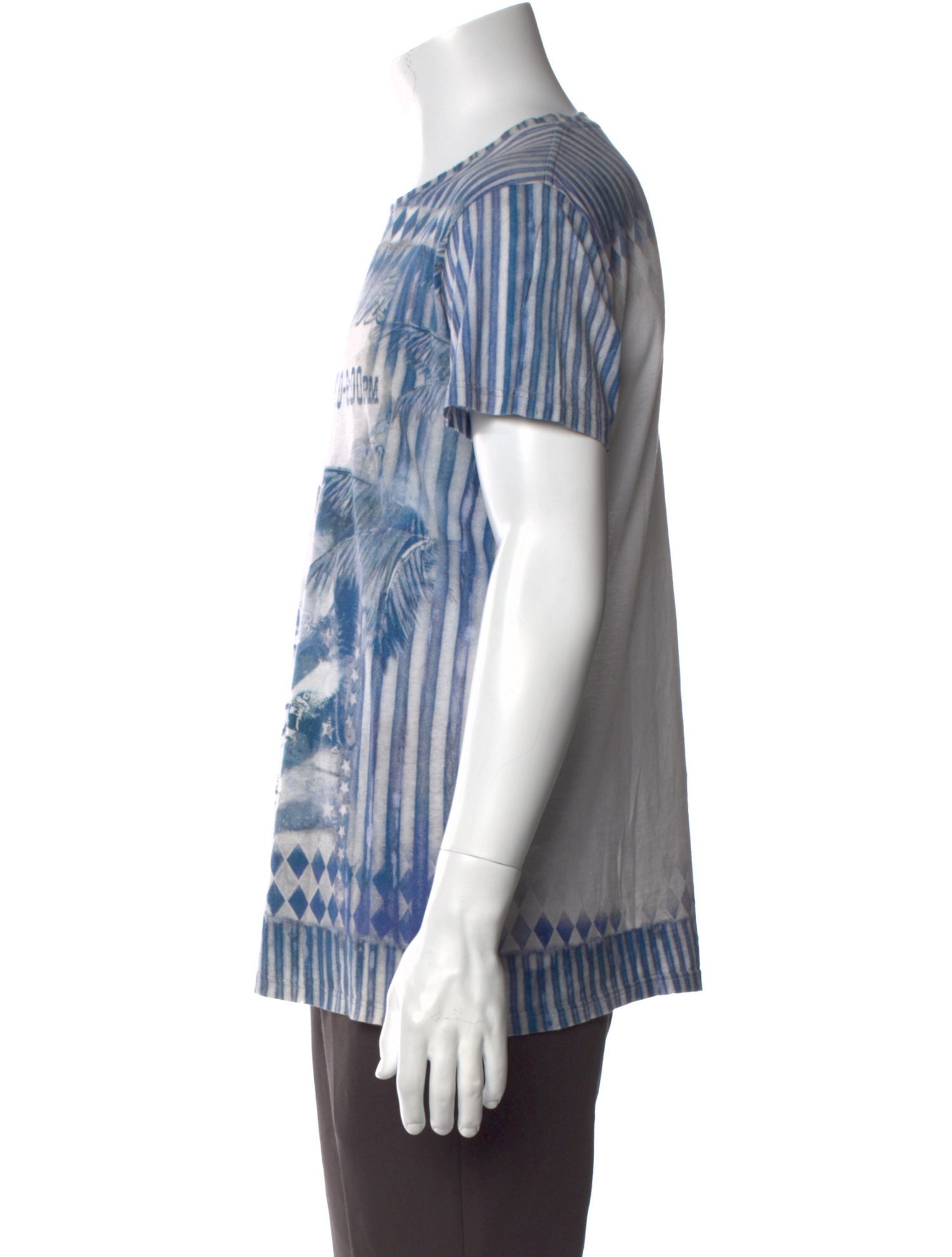 Balmain Graphic Print Crew Neck T-Shirt