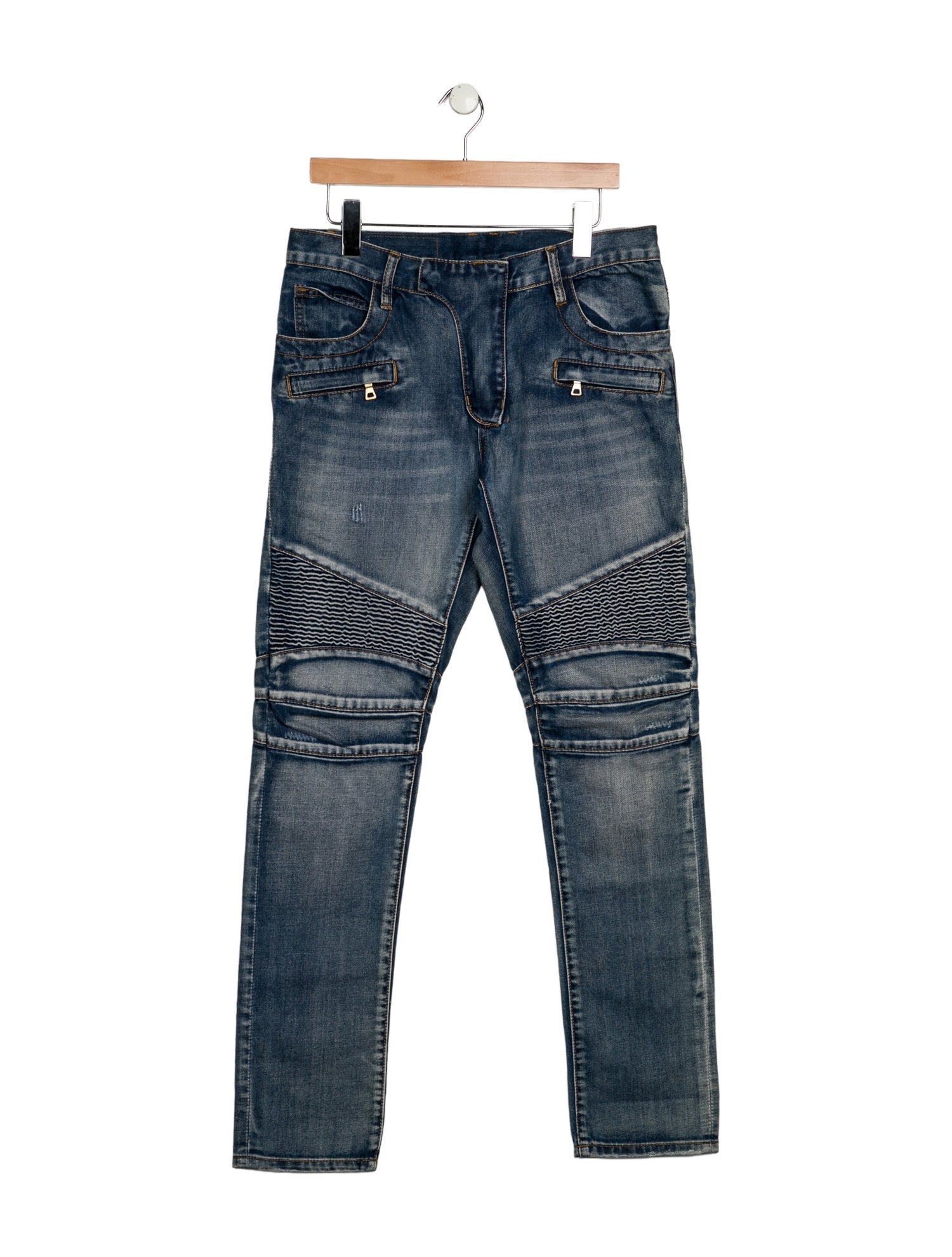 Balmain Moto Jeans