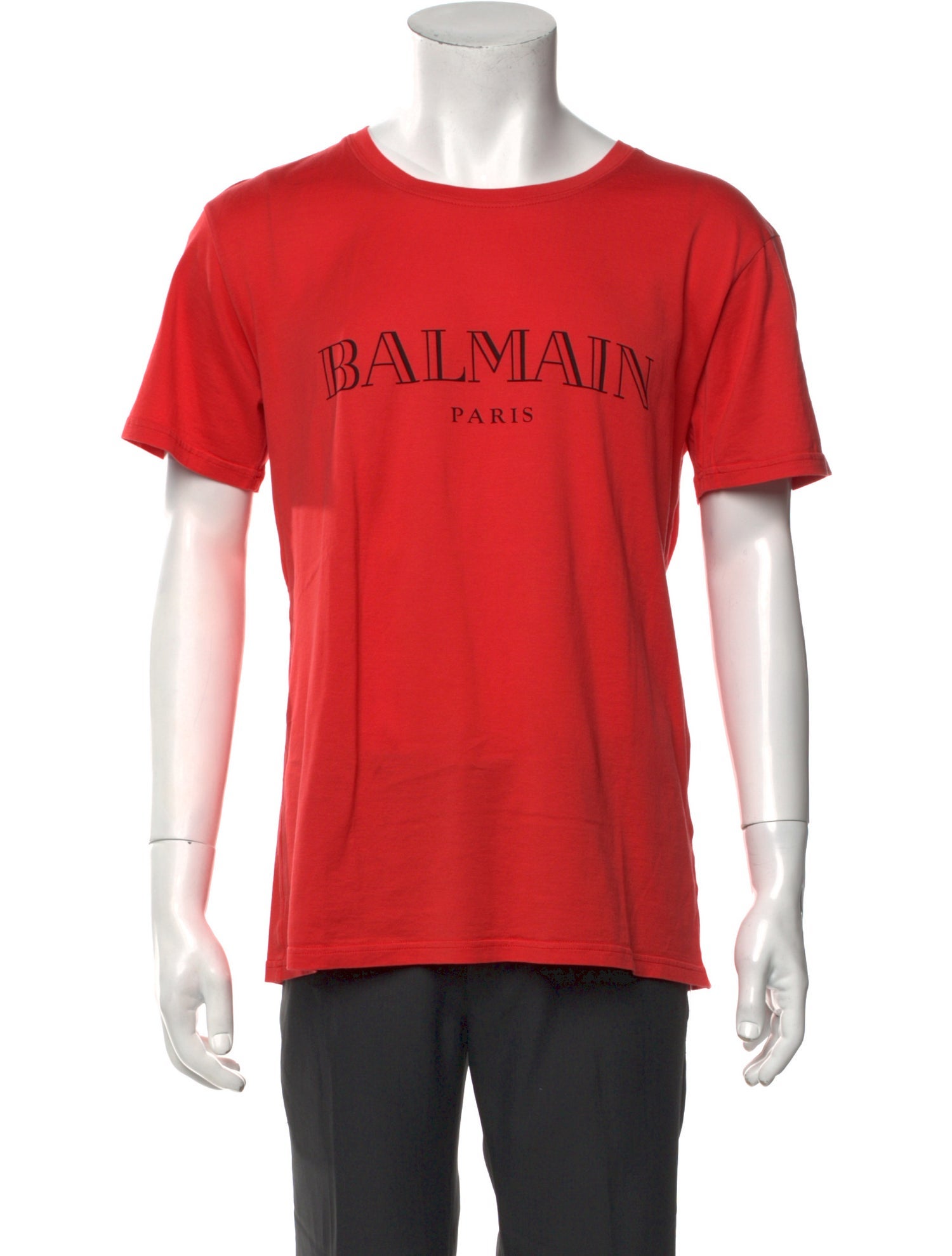 Balmain Graphic Print Crew Neck T-Shirt