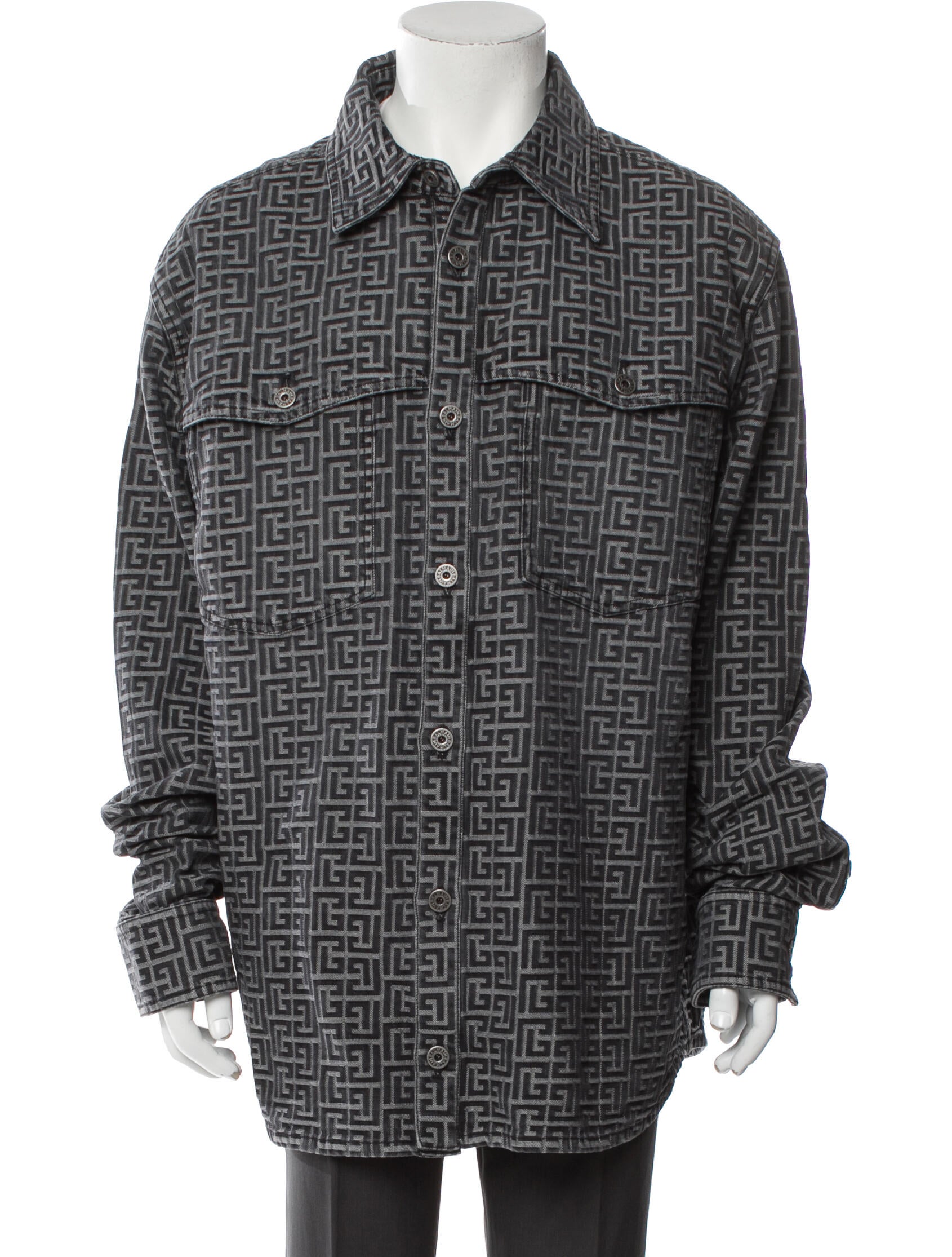 Balmain Printed Jacket w/ Tags