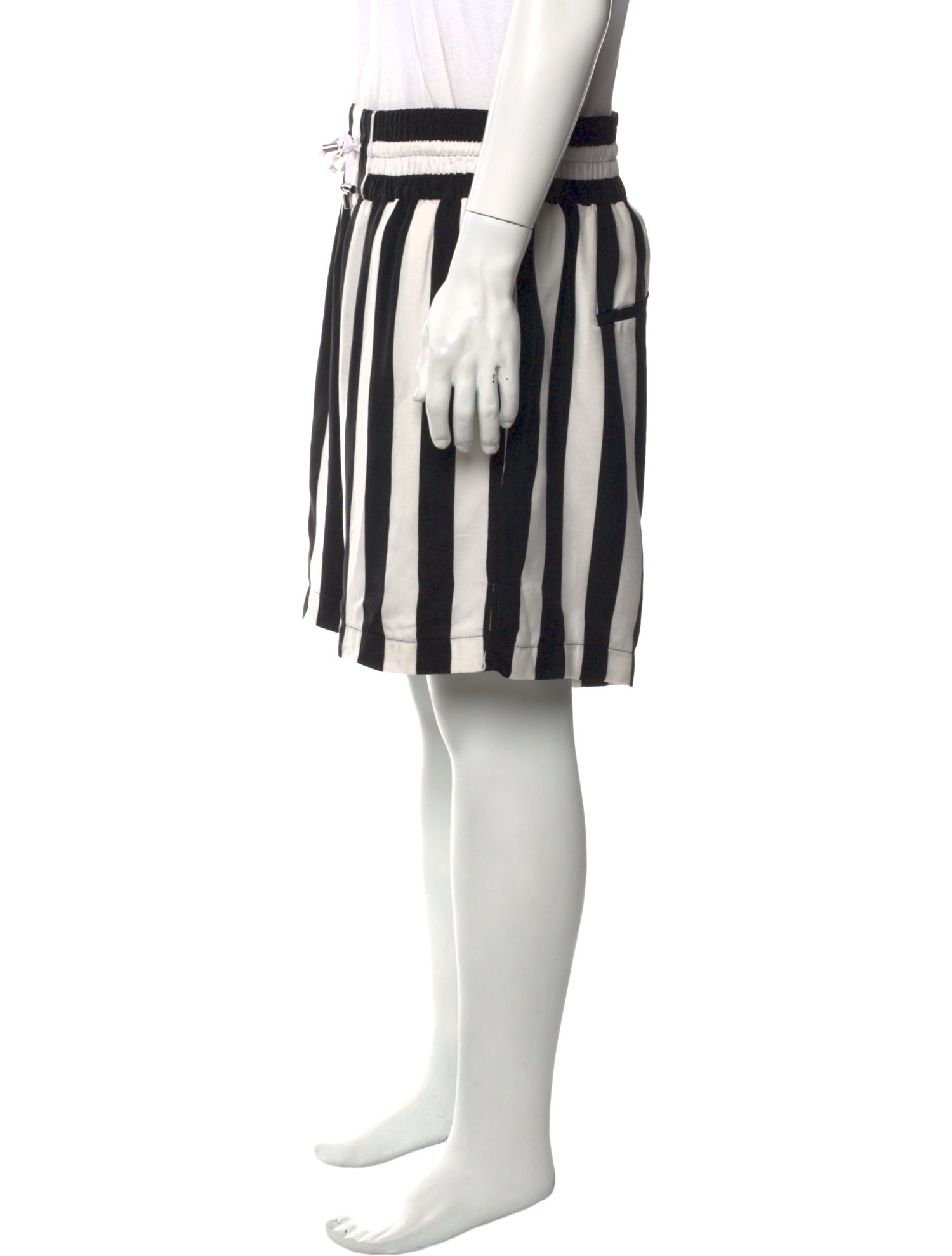 Balmain Striped Jogger Shorts