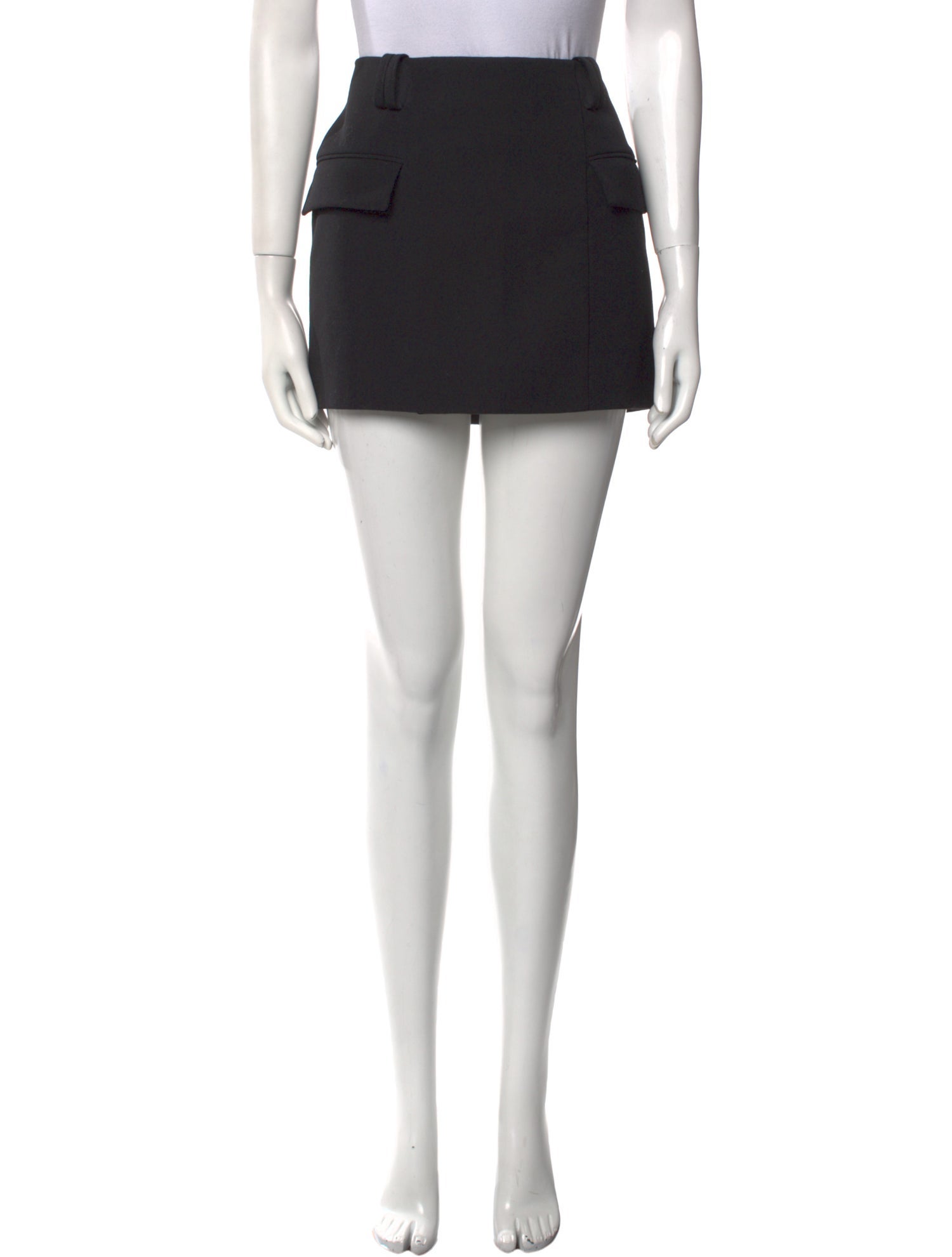 Balmain Wool Mini Skirt