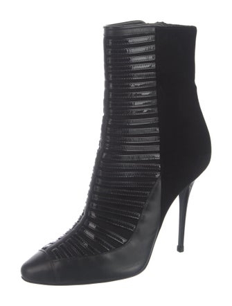 Balmain Leather Sock Boots