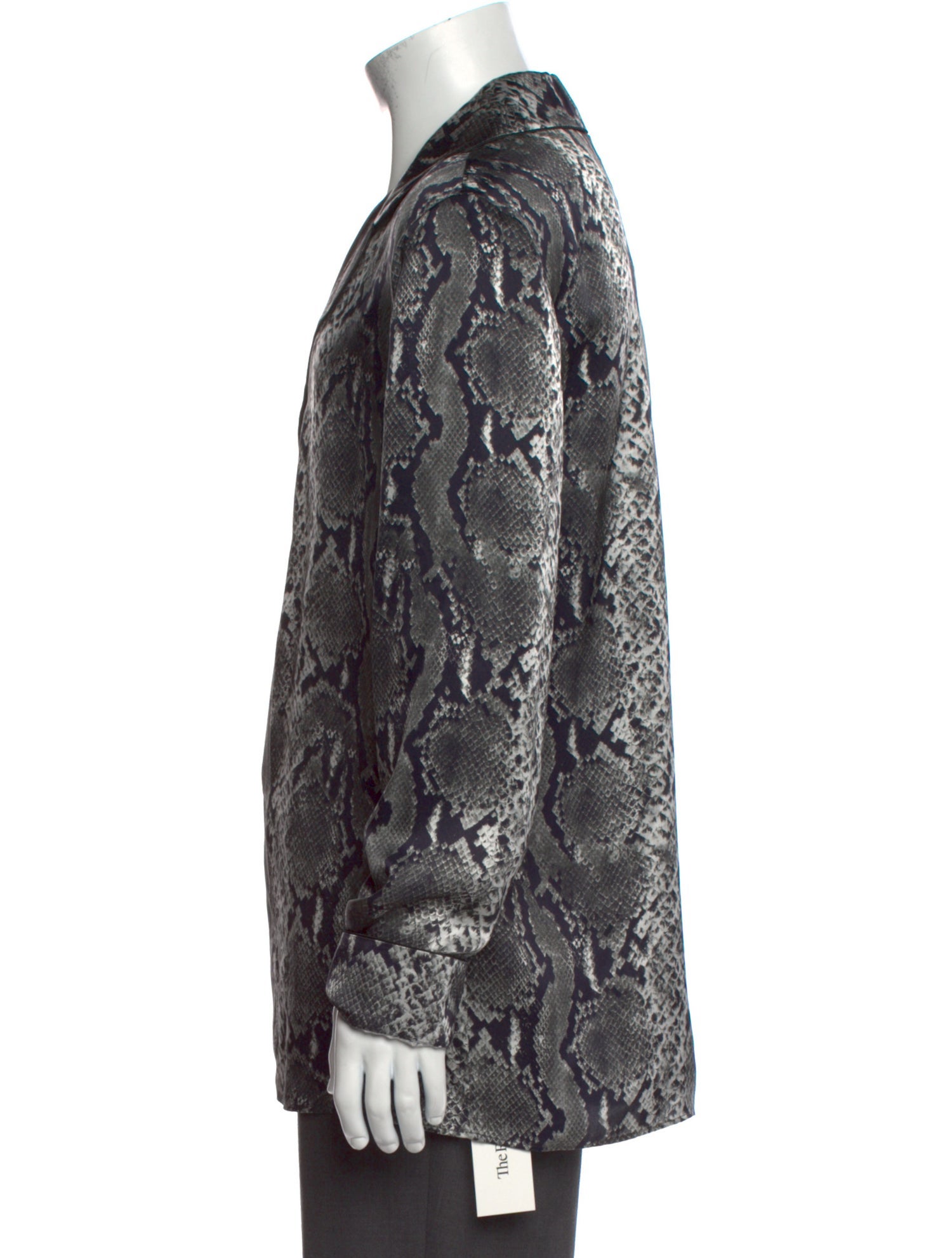 Balmain Silk Animal Print Shirt w/ Tags