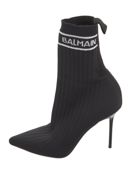 Balmain Mesh Printed Sock Boots