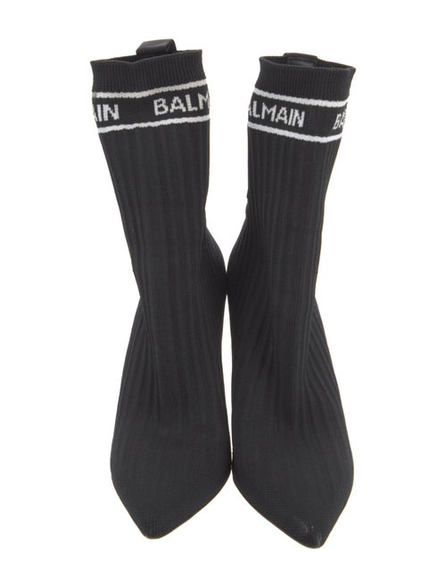 Balmain Mesh Printed Sock Boots