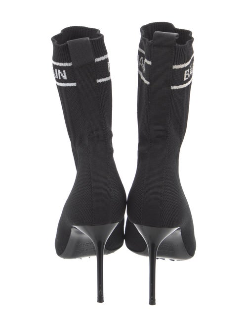 Balmain Mesh Printed Sock Boots