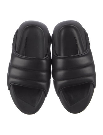 Balmain Leather Slides