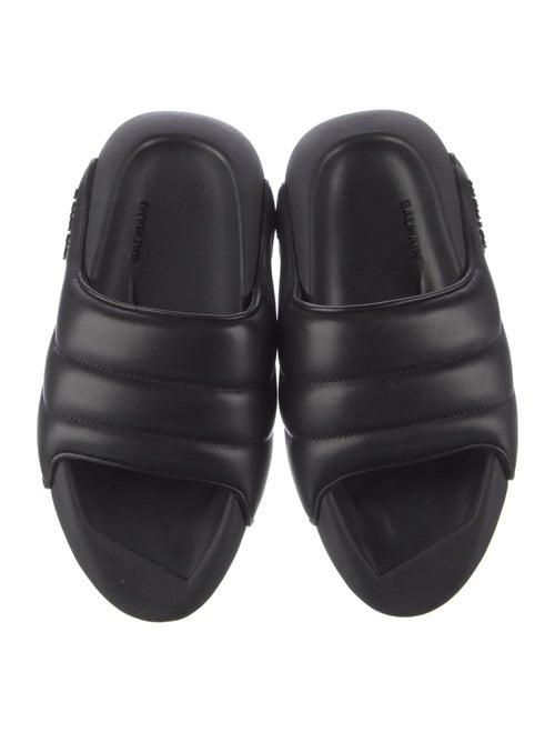 Balmain Leather Slides