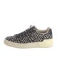 Balmain Canvas Printed Sneakers