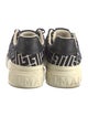 Balmain Canvas Printed Sneakers