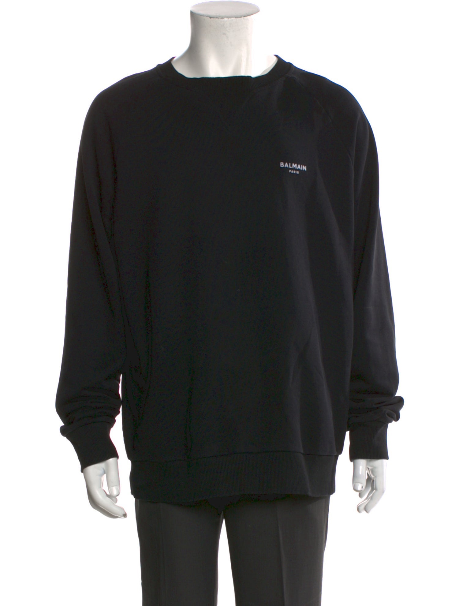 Balmain Crew Neck Long Sleeve Sweatshirt