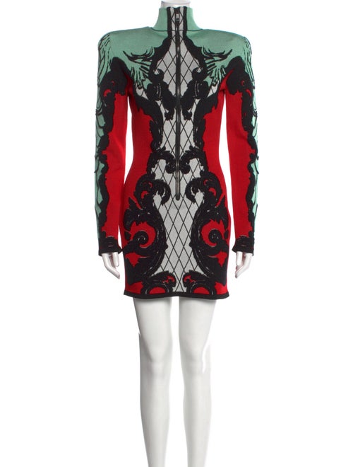 Balmain Printed Mini Dress