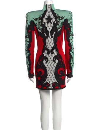 Balmain Printed Mini Dress