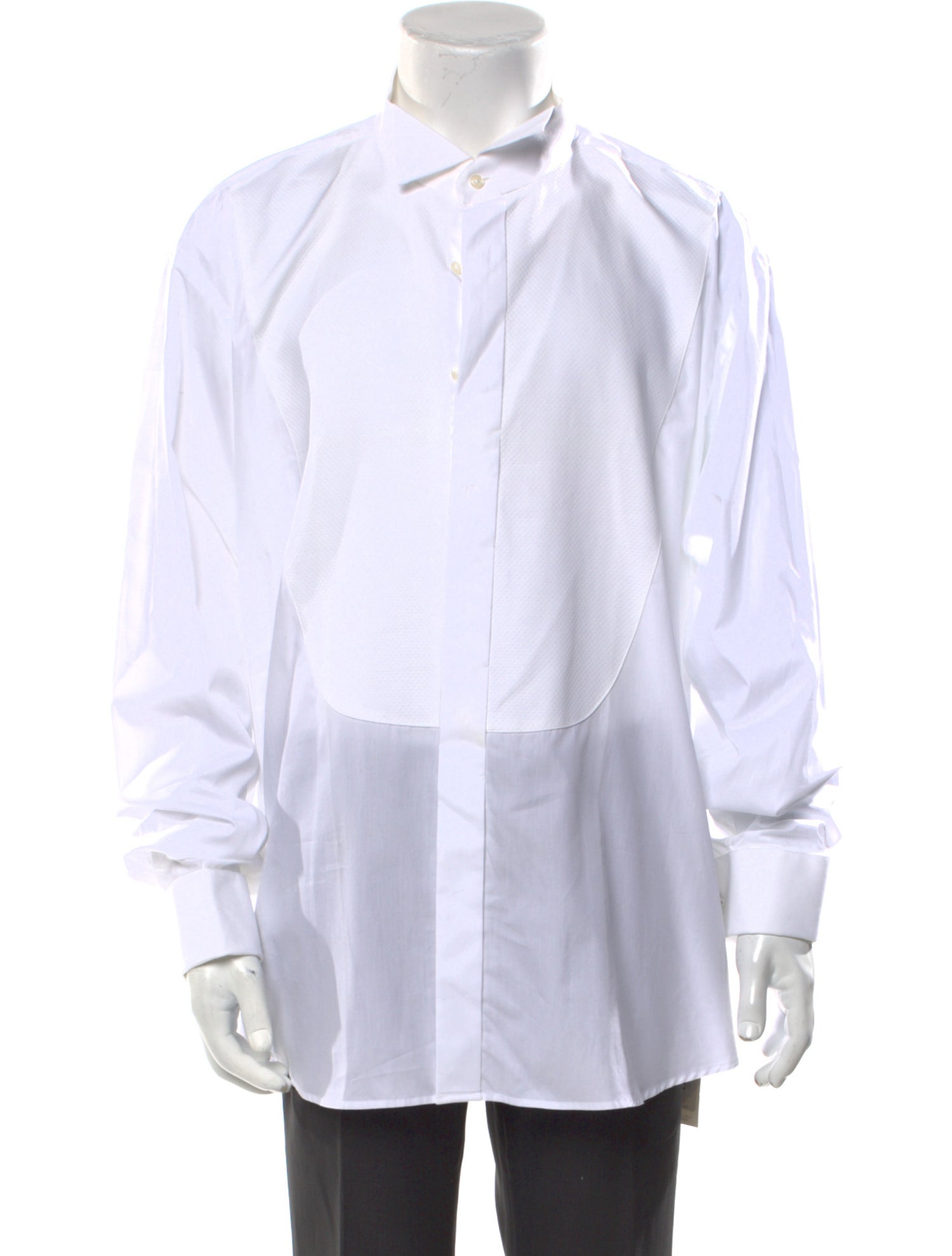Balmain Long Sleeve Tuxedo Shirt