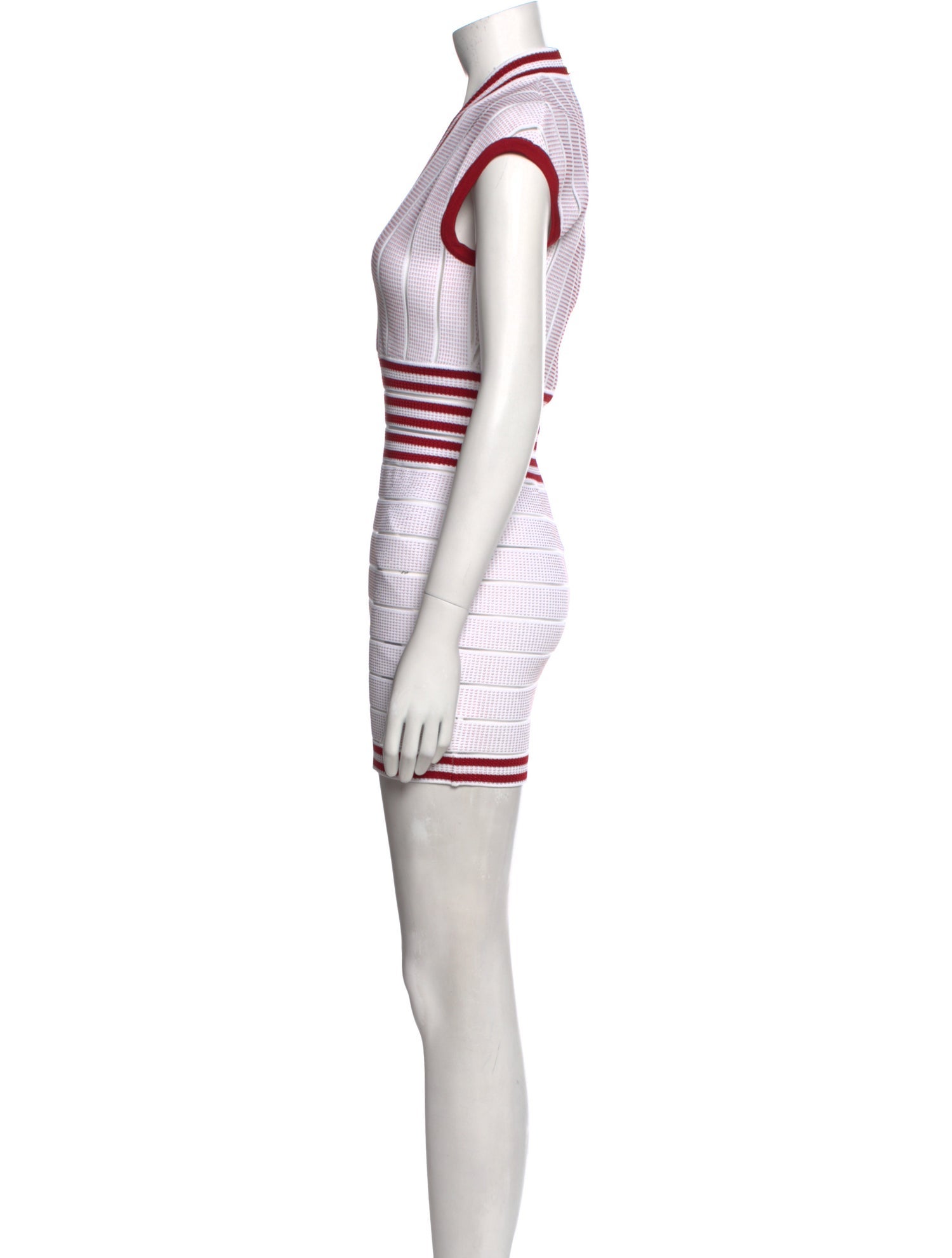 Balmain Striped Mini Dress