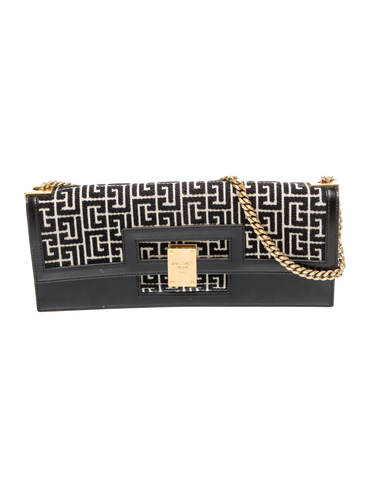 Balmain Jacquard Clutch
