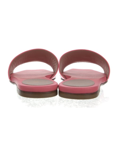 Balmain Patent Leather Slides